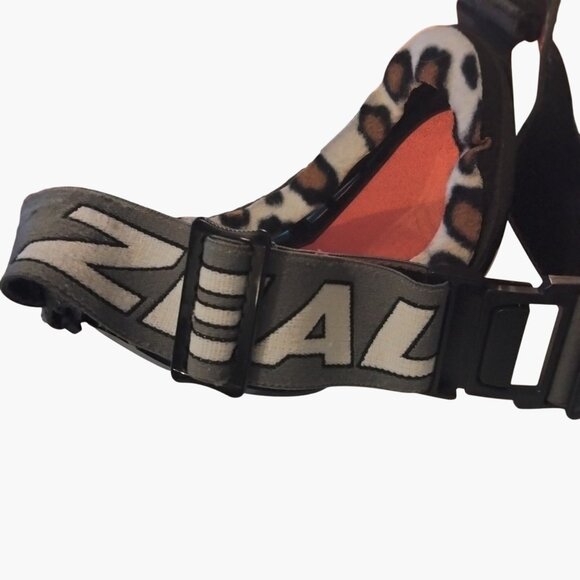 Zeal Optics Goggles Ski Snowboard Red Lens Leopard Lining Adjustable Strap - Picture 9 of 11